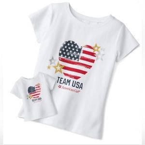 NWT - in package unopened. American Girl tee shirt set for child and doll.